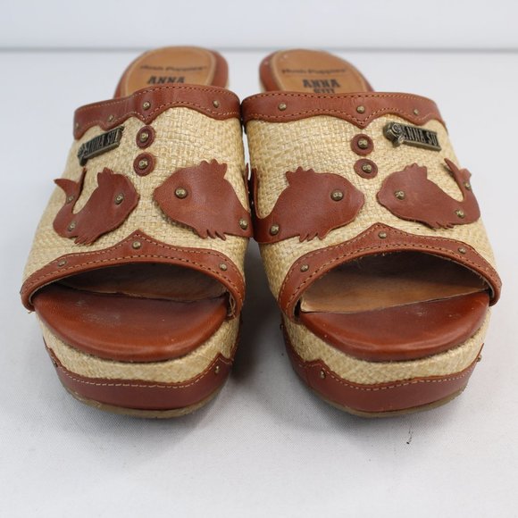 Hush Puppies by Anna Sui Kissing Fish Wedges Heels - Picture 4 of 8